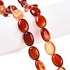 Natural Red Agate Beads Strands G-M206-45-1