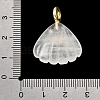 Natural Quartz Crystal Carved Pendants G-C282-05E-3