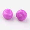 8/0 3mm Baking Paint Glass Seed Beads Loose Spacer Beads X-SEED-S002-K21-2