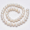 Natural Cultured Freshwater Pearl Beads Strands X-PEAR-L001-A-08-2