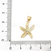 Brass Micro Pave Cubic Zirconia Pendants KK-D317-072G-3