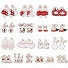 36Pcs 18 Style Alloy Enamel Pendants FIND-SZ0001-11-1