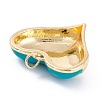 Brass Enamel Pendants KK-P201-24G-A-2