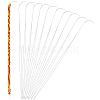 10Pcs 201 Stainless Steel Bented Beading Needles TOOL-BBC0001-07-1-1