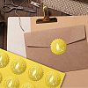 34 Sheets Self Adhesive Gold Foil Embossed Stickers DIY-WH0509-063-6
