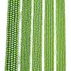 Electroplate Opaque Solid Color Glass Beads Strands EGLA-A044-P1mm-L30-2