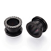 316 Surgical Stainless Steel Grooved Beads STAS-N103-08B-EB-2