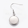 Stainless Steel Dangle Earrings LS-EJEW-WH0001-A02-2