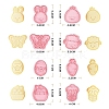 8Pcs 8 Styles Easter Theme Plastic Cookie Cutters EAER-PW0001-066-5