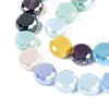 Electroplate Glass Beads Strands EGLA-N022-03A-A09-3