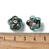 Handmade Foil Lampwork Beads Strands FOIL-Z001-02C-4