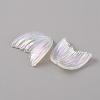 Fishtail Shape Transparent Acrylic Pendants TACR-TAC0007-01A-1