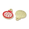 Fruit Alloy Enamel Charms PALLOY-S058-01LG-14-2