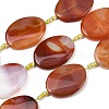 Natural Banded Agate Beads Strands G-P605-L02-08-2
