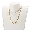 Brass Figaro Chain Necklaces NJEW-JN03412-4