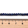 Natural Lapis Lazuli Beads Strands G-L621-B10-4mm-AB-5