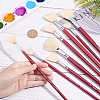 9Pcs Sector Painting Brush AJEW-GF0004-56-3