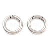 Non-Tarnish 316 Stainless Steel Spring Gate Rings STAS-M296-01P-A-01-2