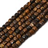 Natural Tiger Eye Beads Strands G-B107-B02-02A-2
