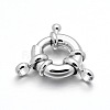 Rack Plating Brass Spring Ring Clasps KK-D399-A-P-NF-1