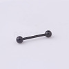 316 Surgical Stainless Steel Tongue Rings WGF0CE1-04-1