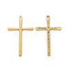 Tibetan Style Alloy Cross Large Pendants TIBEP-EAAA0100Y-AG-FF-2