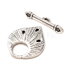 Brass Toggle Clasps KK-CJC6001-01A-AS-RS-4