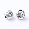 Tibetan Style Alloy Spacer Beads X-TIBE-Q063-43AS-RS-1