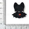 Bat Food Grade Silicone Focal Beads SIL-Q030-14B-3