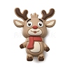 Christmas Theme Silicone Focal Beads SIL-L007-01G-1