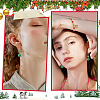 24Pcs 4 Colors Christmas Theme Alloy Pendants FIND-SC0013-35-5