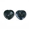 Natural Moss Agate Thumb Worry Stone G-N0325-01F-2