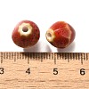 Vintage Style Glazed Ceramic Porcelain Beads PORC-H013-01-22-3