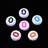 White Opaque Acrylic Beads MACR-T038-18-0-2