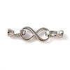 Brass Fold Over Clasps KK-U016-20P-1