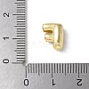 Brass Micro Pave Cubic Zirconia Beads KK-P290-61G-F-3