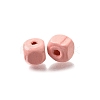 Spray Painted Wooden Beads WOOD-P021-01A-25-2