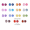 450Pcs 15 Colors Transparent Acrylic Beads TACR-CJ0001-31-2