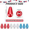 300Pcs 3 Colors ABS Plastic Beads CCB-AR0001-12-2