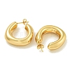 Ion Plating(IP) 304 Stainless Steel Stud Earrings for Women EJEW-G401-01G-G-2