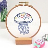 DIY Cartoon Animal Embroidery Sets DIY-G037-02A-1