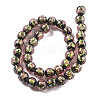 Handmade Foil Lampwork Beads Strands FOIL-K003-06B-18-2