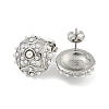 304 Stainless Steel Stud Earrings EJEW-A108-09P-2