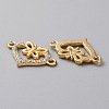 Alloy Crystal Rhinestone Connector Charms RB-WH0001-06A-2