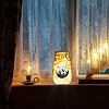 PVC Lamp Film for DIY Colorful Light Hanging Lamp Frosted Glass Jar DIY-WH0505-013-5