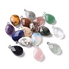 Natural & Synthetic Mixed Gemstone Pendants G-M395-05-1