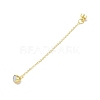 Brass Magnetic Clasp with Cable Safety Chain X-KK-F839-035G-2