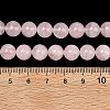 Natural Madagascar Rose Quartz Beads Strands G-Z146-A01-8mm-02-5