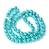 Electroplated Synthetic Non-magnetic Hematite Beads Strands G-B132-B01-01F-4