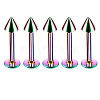 304 Stainless Steel Cone Internally Threaded Labrets for Women Men WG9B6EB-31-1
